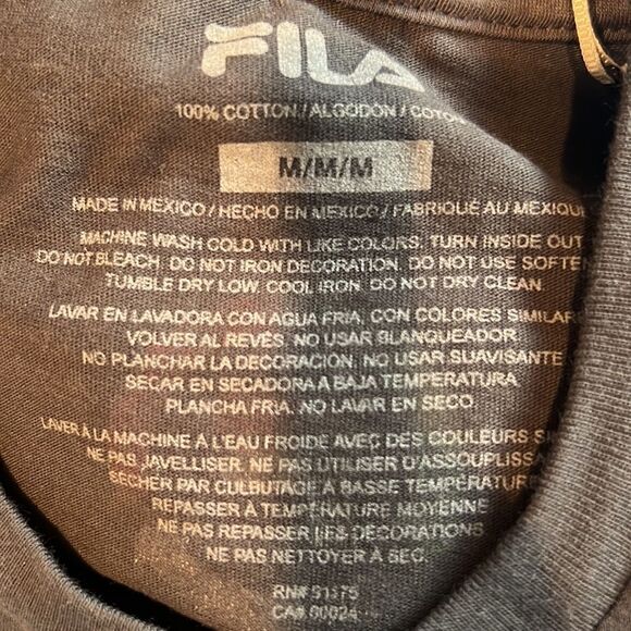 NWT FILA Mountain Vista Tee size Medium - Picture 5 of 5